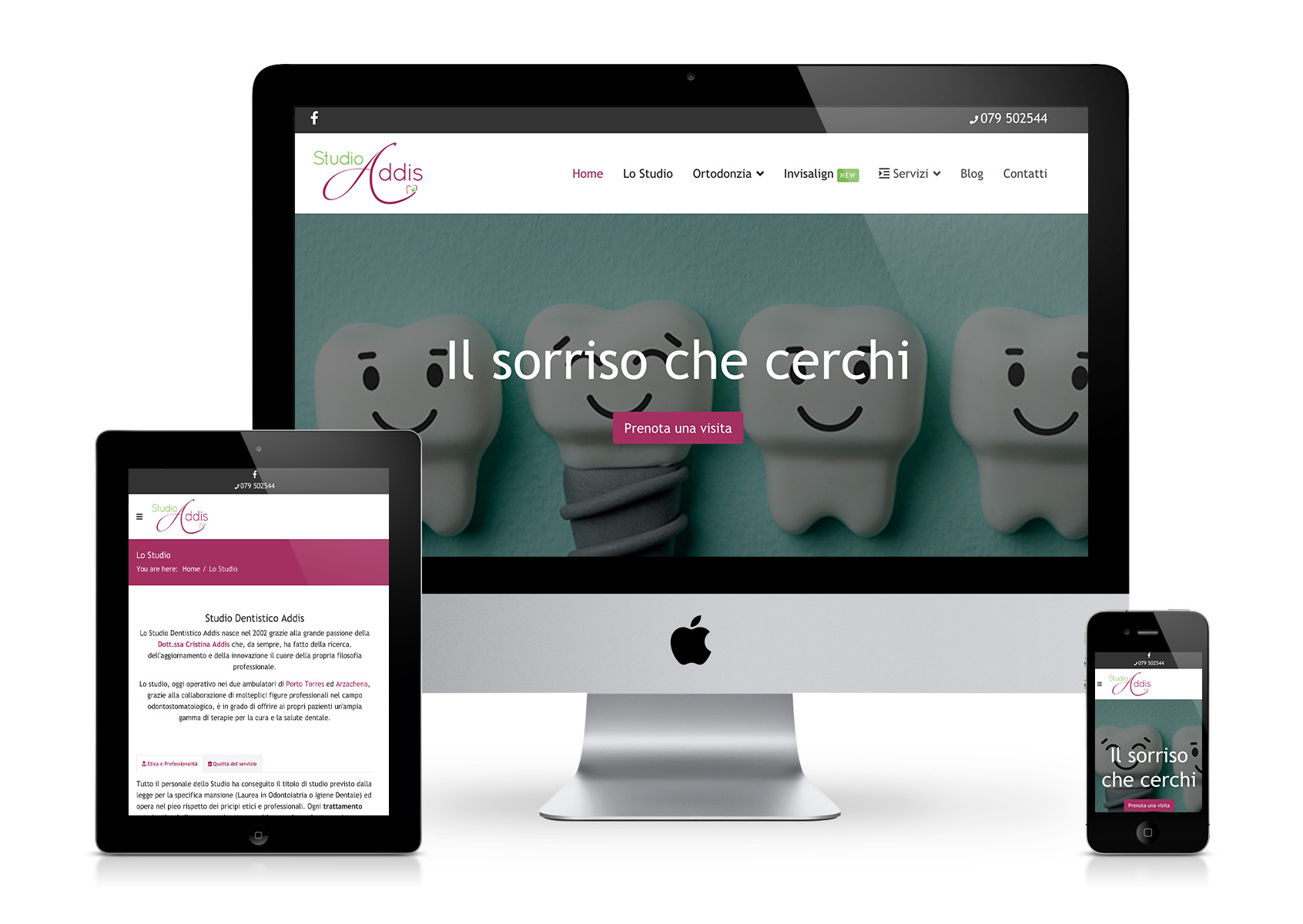 sito web studio dentistico
